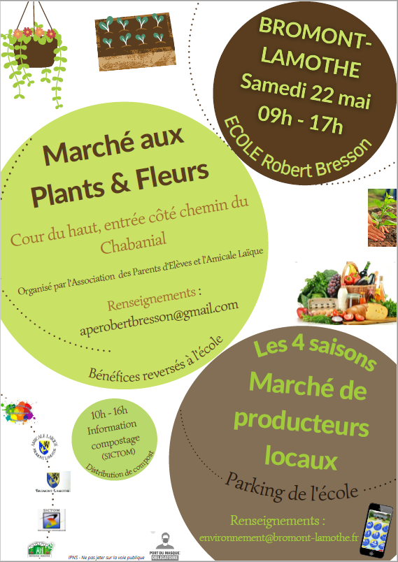 Marché aux plants et fleurs