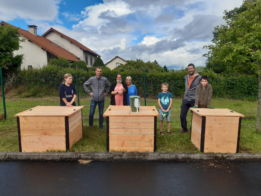 Compostage à la gendarmerie de Pontaumur