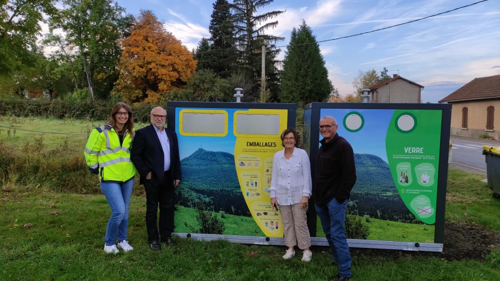 Installation colonnes de tri Landogne