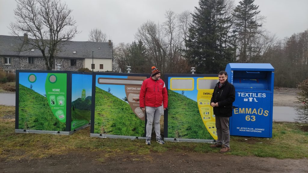 Implantation de nouvelles colonnes de tri à Ceyssat